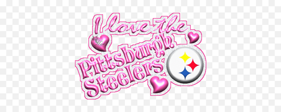 Pittsburgh Steelers Pink Logo - Clip Art Library Love The Pittsburgh Steelers Emoji,Steelers Logo