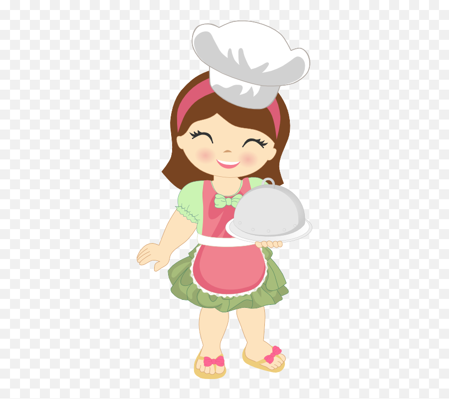 Cooking Spoon Cute Clipart Clip Art - Chef Girl With Clipart Emoji,Cooking Clipart