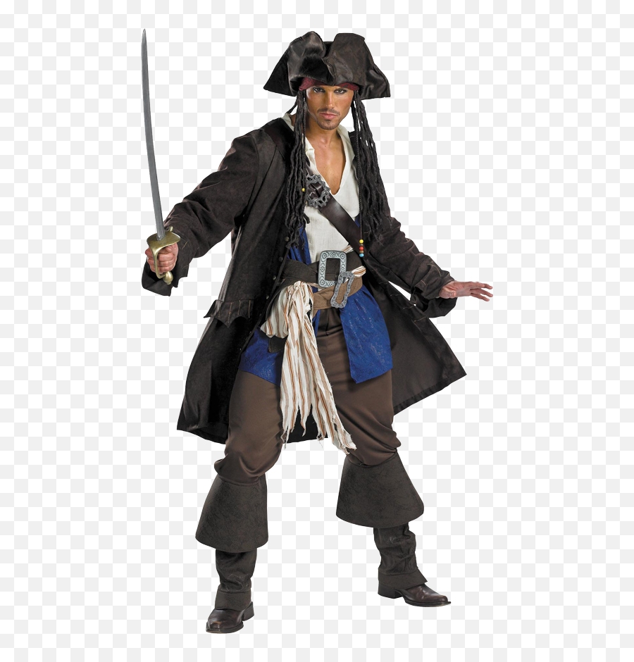 Pirate Png Background - Pirates Of The Caribbean Jack Sparrow Costume Emoji,Pirate Png