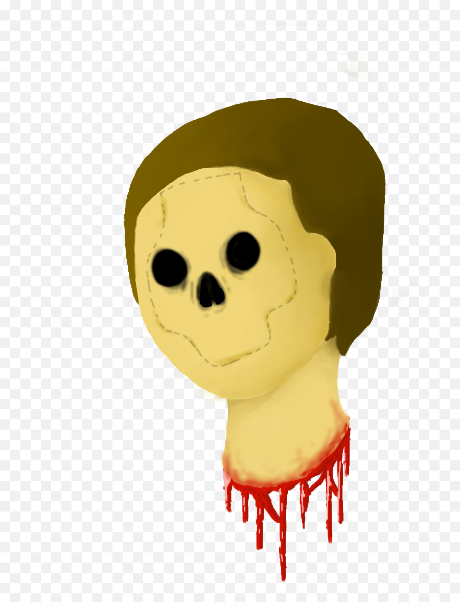 Creepy Smile Png - Decapitated Head Clip Art Transparent Emoji,Creepy Smile Png