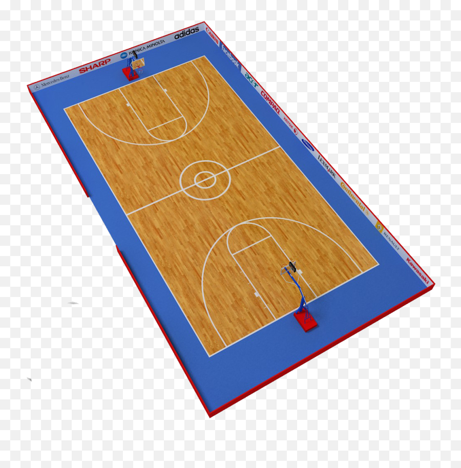 1024 X 1024 8 0 - Basketball Court Model Emoji,Basketball Court Clipart