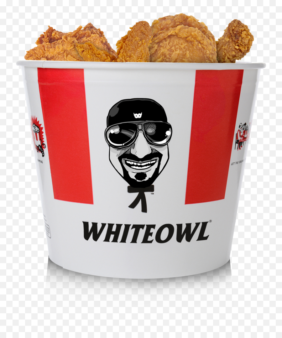 White Owl - Kfc Logo Emoji,Chicken Leg Png
