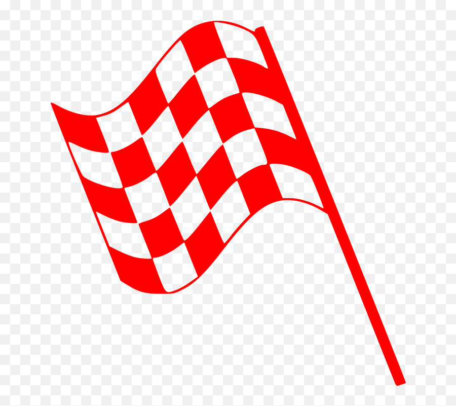 Checkered Flag Race Start - Free Vector Graphic On Pixabay Clip Art Checkered Flag Emoji,Red Flag Png
