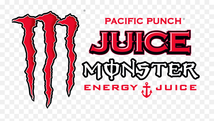 Real Fruit Juice Energy Drinks - Monster Energy Logo Red Emoji,Monster Energy Logo