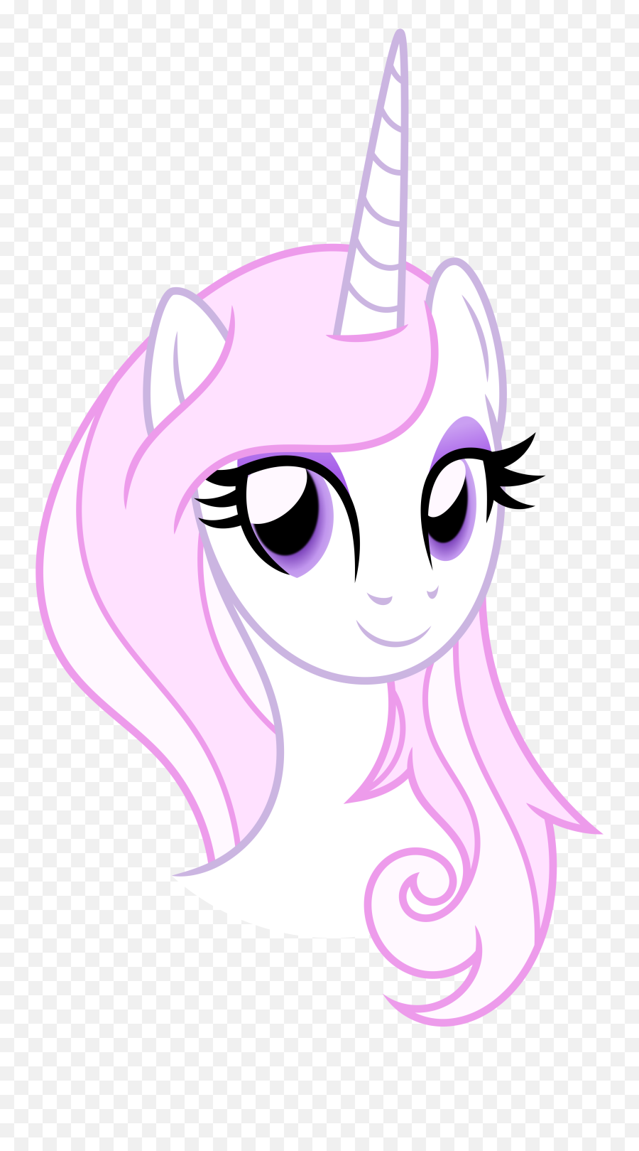 Pretty Pink Unicorn - Pink And White My Little Pony Clipart Mlp Fleur De Lis Pony Vector Emoji,Unicorn Face Clipart