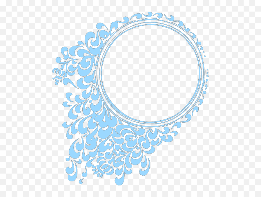 Robin Blue Circle Frame Png Svg Clip Art For Web - Download Emoji,Circle Frame Png