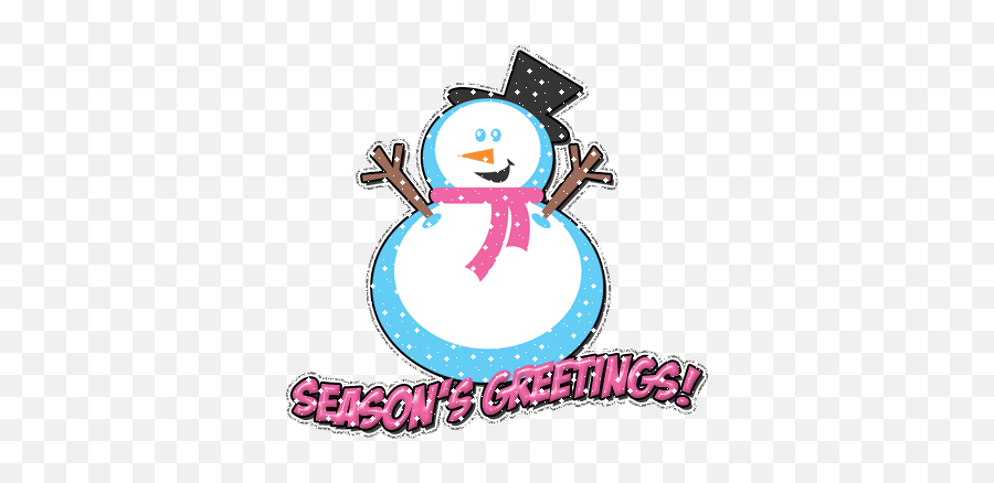 Seasons Greetings Snowman Graphics - Happy Emoji,Seasons Greetings Clipart