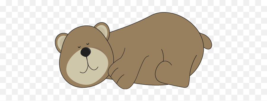 Bear Clip Art - Sleeping Bear Clip Art Emoji,Bear Clipart