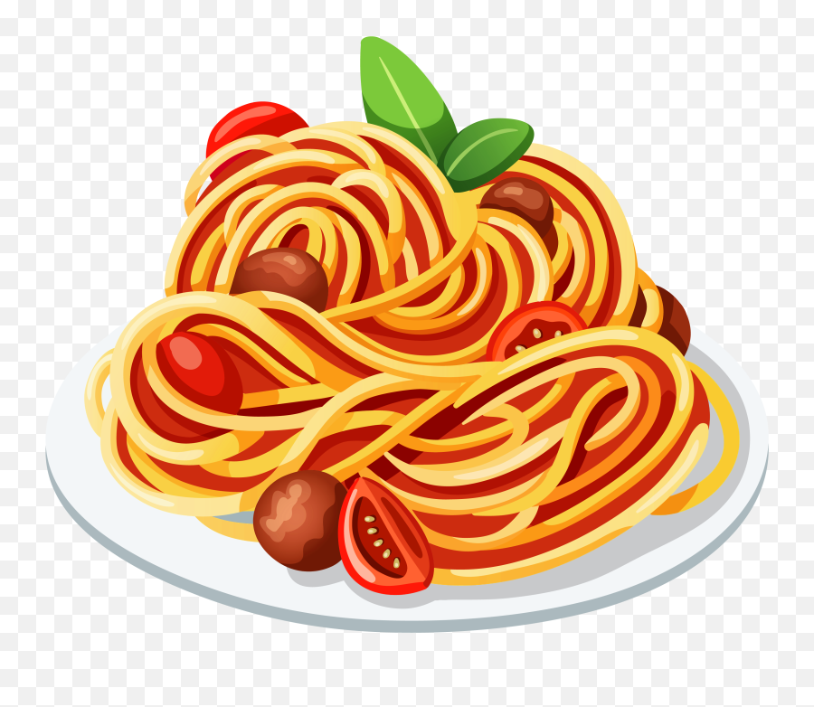 Dinner Plate Clipart - Italian Pasta Clipart Emoji,Plate Clipart