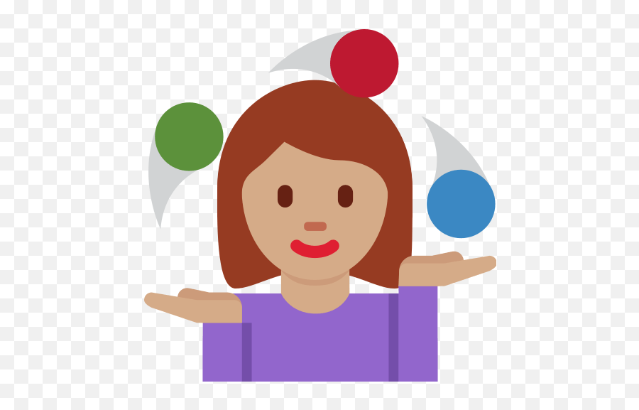 U200d Woman Juggling Emoji With Medium Skin Tone Meaning,Juggling Clipart