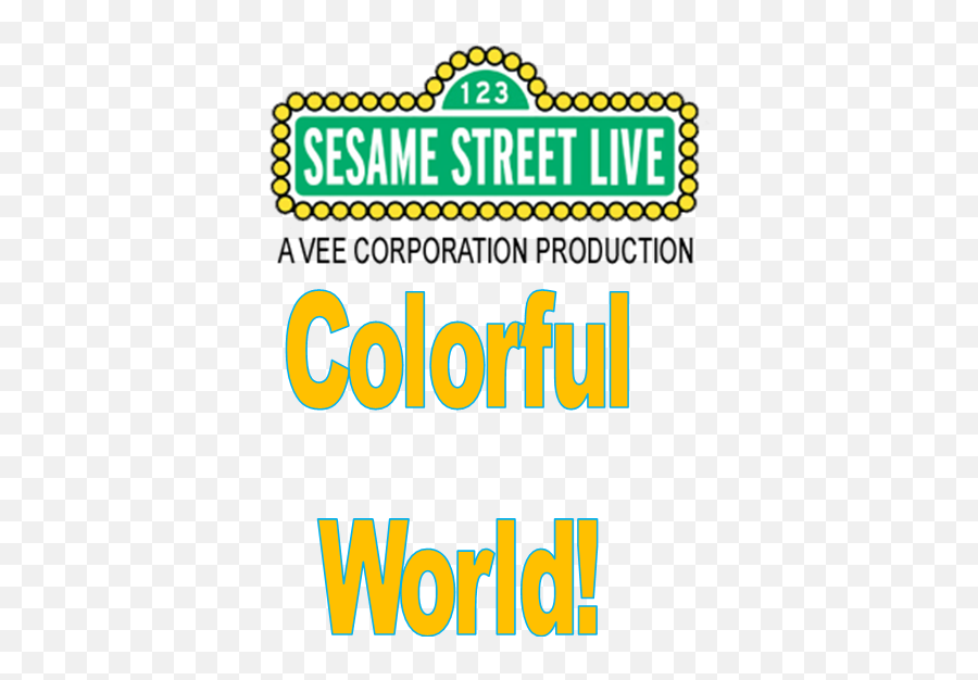 Sesame Street Live Colorful World Idea Wiki Fandom - Language Emoji,Sesame Street Logo