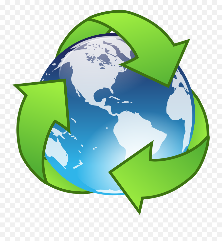 Recycle Earth Png Clip Art Recycle - Recycle Clip Art Emoji,Earth Clipart