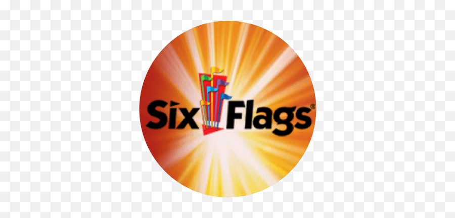 Download Six - Flags Six Flags Or Cedar Fair Png Image With Background Six Flags Logo Emoji,Six Flags Logo
