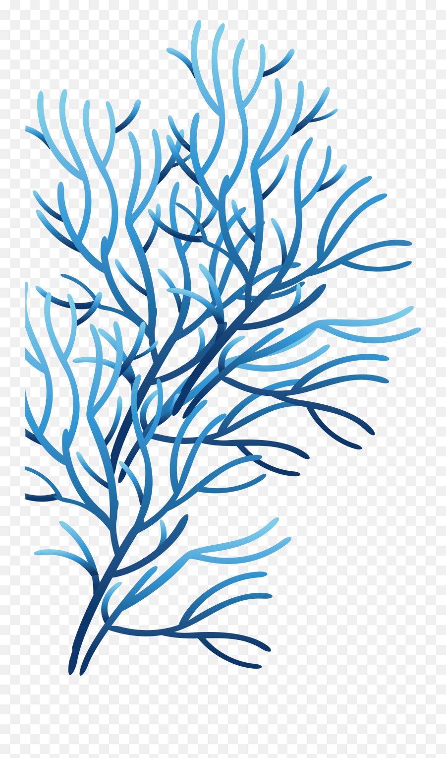Coral Clipart Seaweed Picture - Coral Clipart Transparent Emoji,Seaweed Clipart