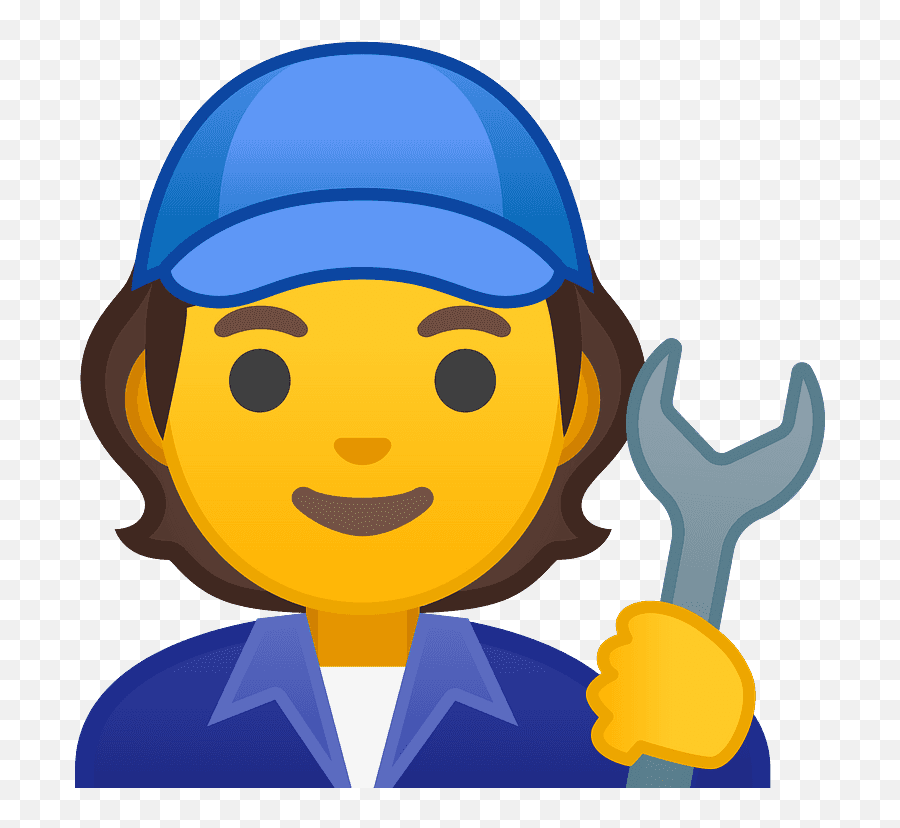 Mechanic Emoji Clipart - Mechanic Emoji Png,Mechanic Clipart