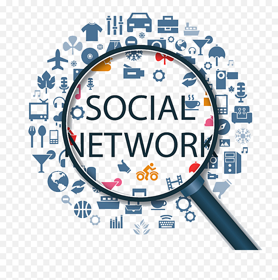 Social Media Social Networking Service Icon - Creative Social Network Social Media Vector Png Emoji,Social Media Clipart