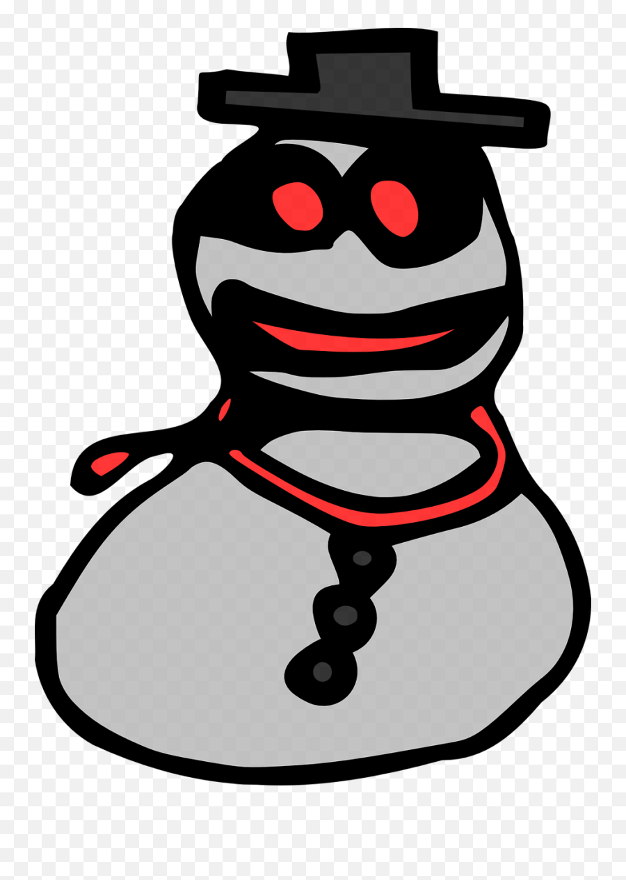 Snowman Winter Hat Christmas Day - Png Basic Snowmen Clipart Dot Emoji,Snowmen Clipart