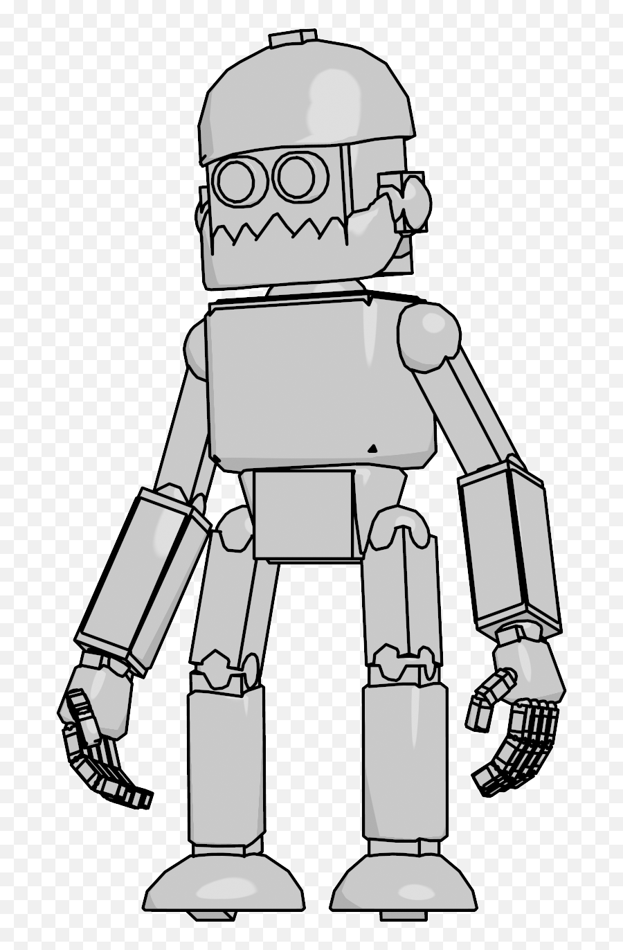 Old Robot Clipart Png - Robot Clipart Emoji,Robot Clipart