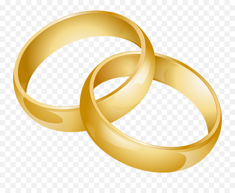 Wedding Bands Intertwined Clipart - Wedding Rings Clipart Emoji,Engagement Ring Clipart