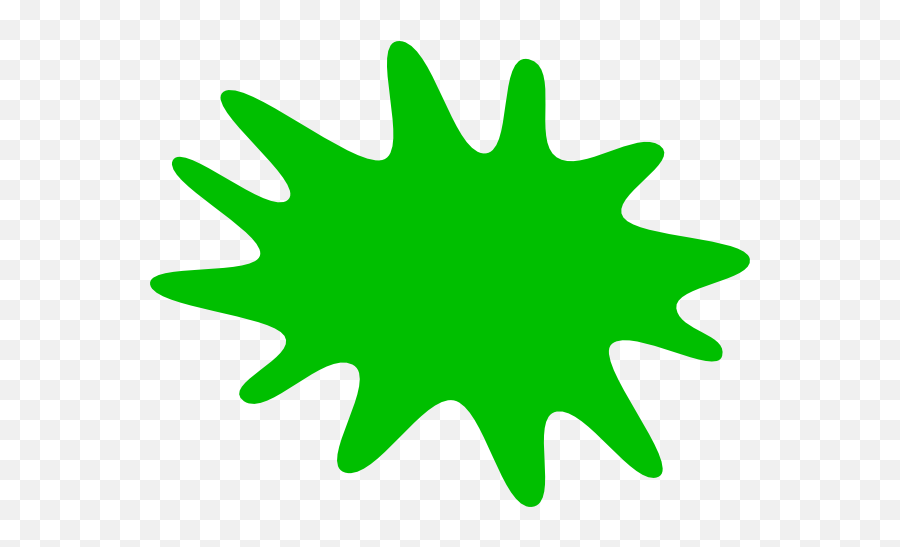 Silver Paint Splash And Blob On White - Green Paint Splat Clip Art Emoji,Splatter Clipart