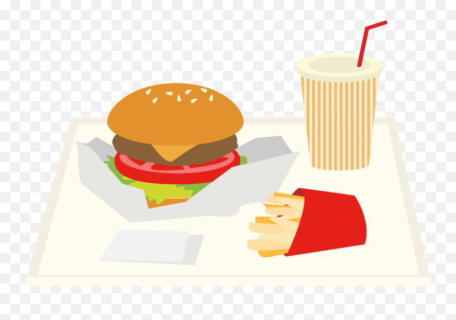 Cheeseburger French Fries And Soda Clipart Free Download - Hamburger Bun Emoji,French Fries Clipart