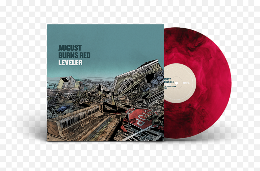 Leveler 10th Anniversary Edition Vinyl Lp Red Smoke - August Burns Red Leveler Vinyl Emoji,Red Smoke Png