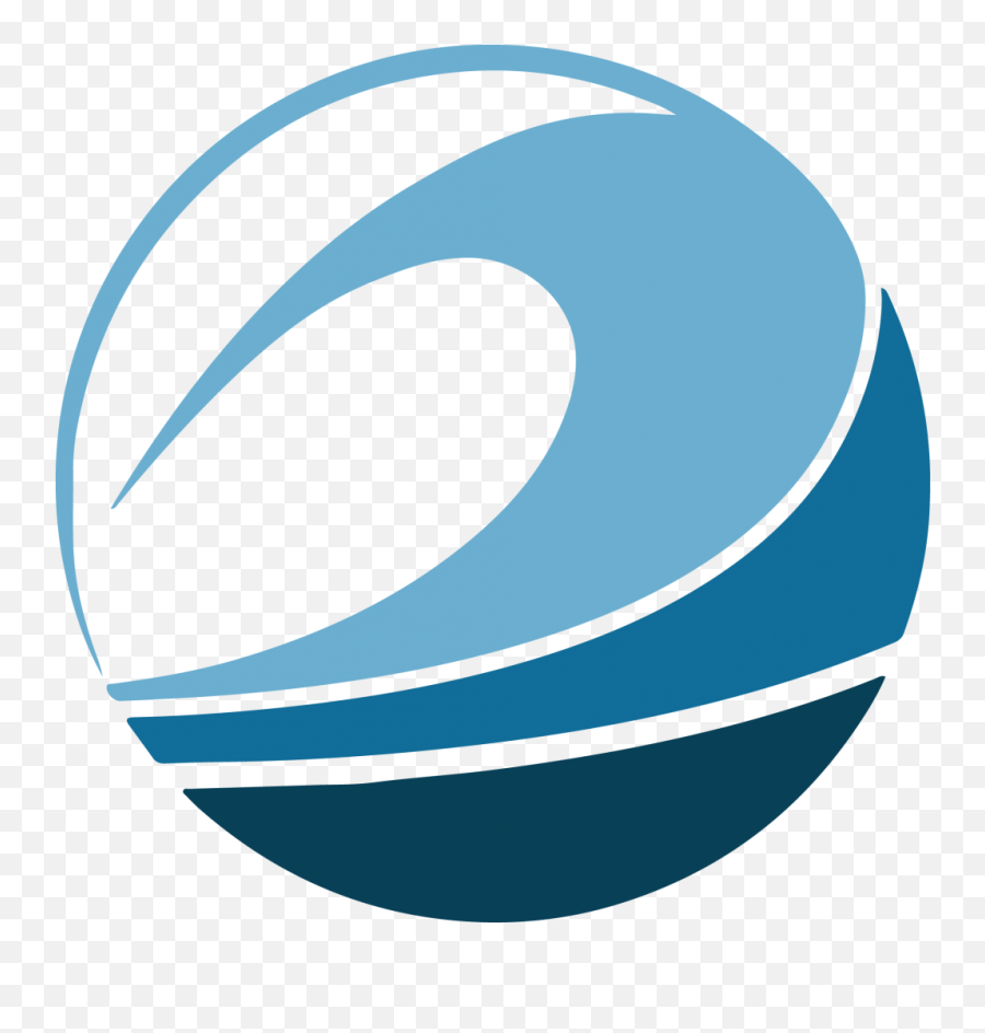 Waves Clipart Air Wave - Wave Circle Transparent Png Emoji,Waves Logo