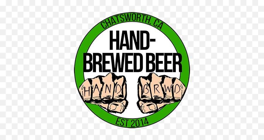 Hand - Hand Brewed Beer Chatsworth Emoji,Beer Logo