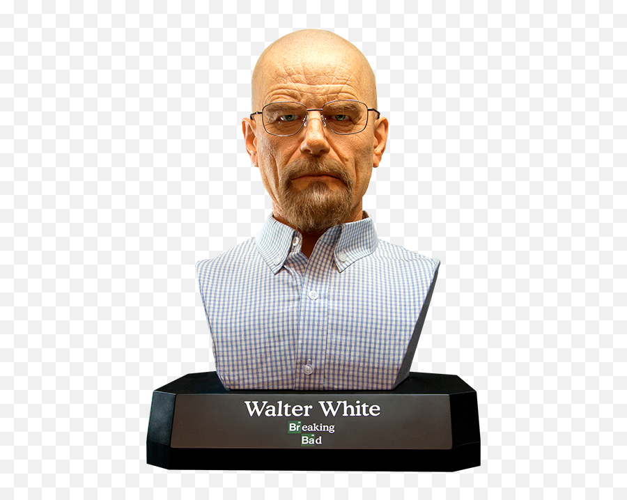 Supacraft Breaking Bad - Walter White 11 Scale Life Size Bust Walter White Life Size Bust Emoji,Breaking Bad Logo Png