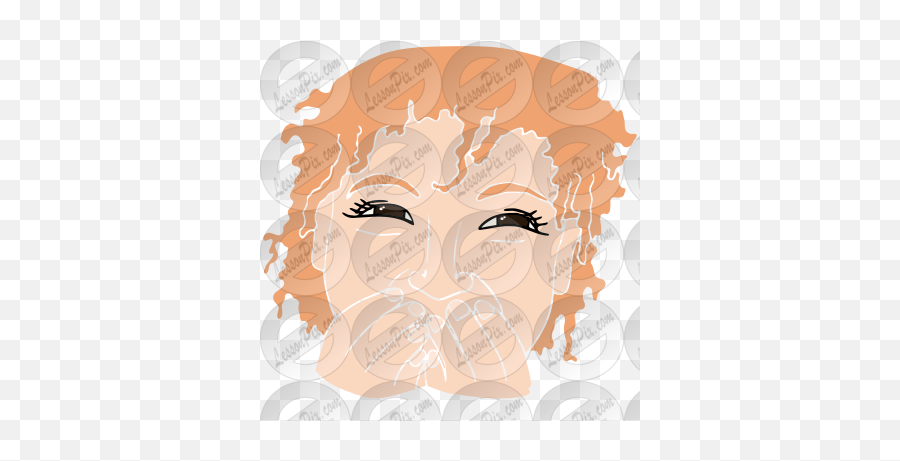 Laughing Stencil For Classroom Therapy Use - Great Hair Design Emoji,Laughing Clipart