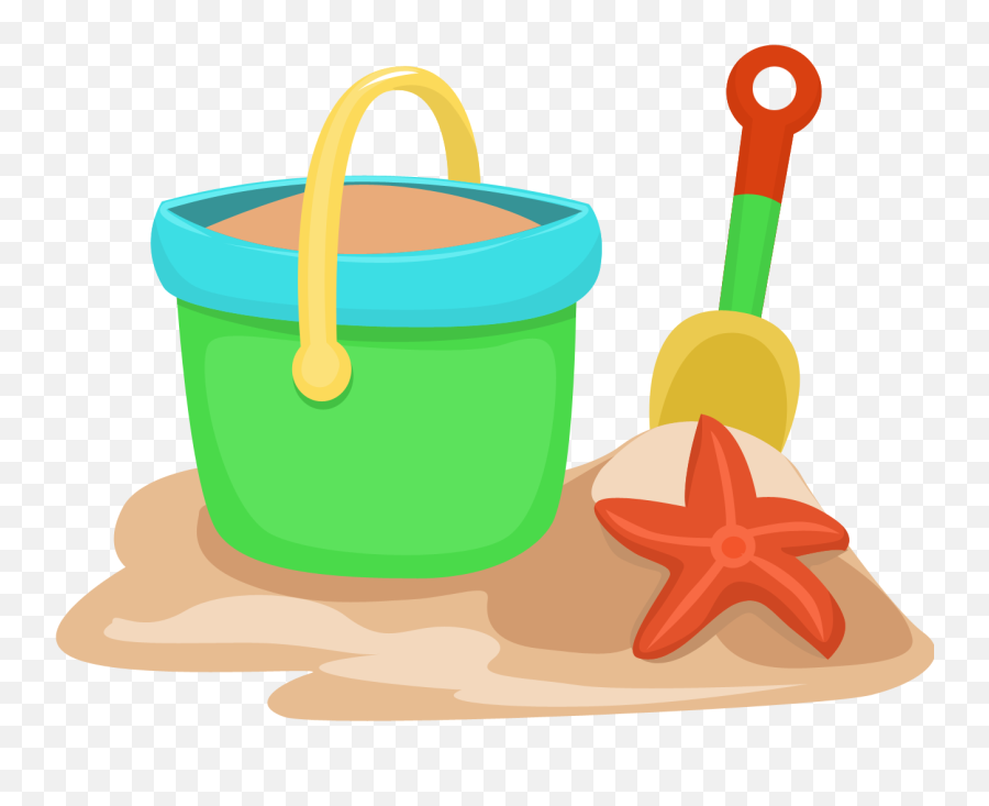 Clipart Sand Bucket Emoji,Beach Clipart
