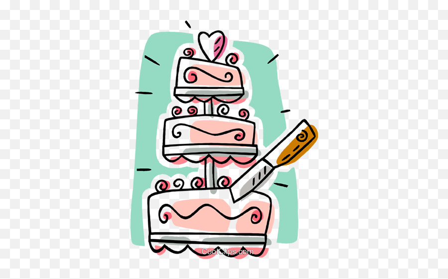 Wedding Cake Royalty Free Vector Clip Art Illustration - Sketch Emoji,Wedding Cakes Clipart