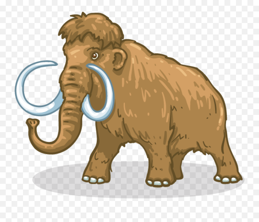 Woolly Mammoth - Transparent Woolly Mammoth Clipart Emoji,Mammoth Png