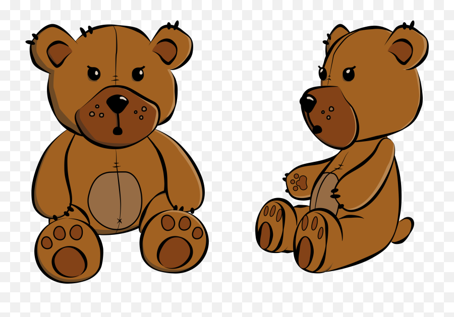 Download Teddy Bear Clipart Transparent - Teddy Bear Clipart Png Emoji,Bear Clipart