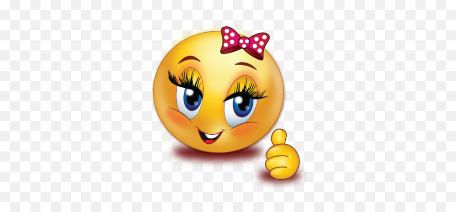 Girl Smiley Face Clipart Png Images 1386963 - Png Images Girly Female Thumbs Up Emoji,Happy Face Clipart