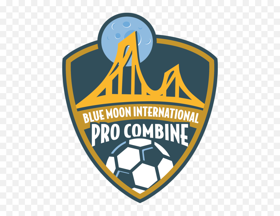 Blue Moon International Football Team Logos Team Badge Emoji,Combine Logo