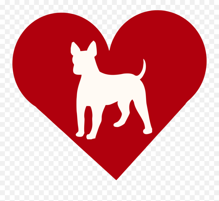 American Hairless Terrier In Heart Outdoor Vinyl Silhouette Emoji,Terrier Clipart