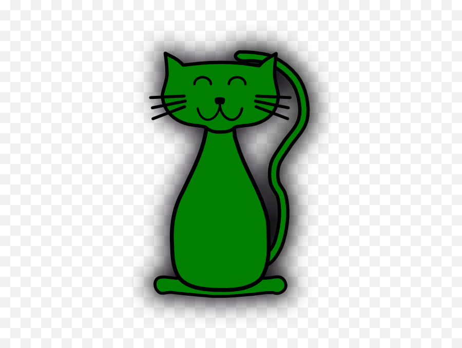 Green Cat Clip Art At Clkercom - Vector Clip Art Online Emoji,Cat Eyes Clipart