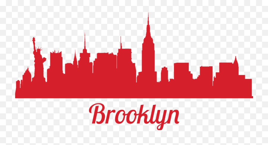 New York City Skyline Wall Decal Sticker - Painting Png Emoji,New York City Clipart