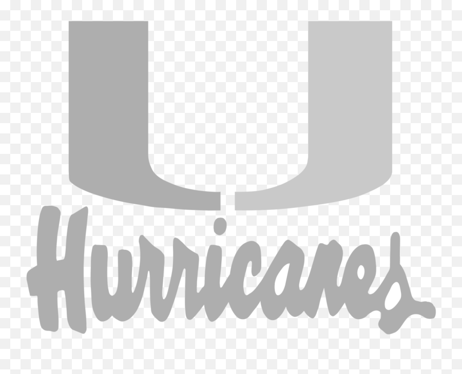 Miami Hurricanes Logo Black And White 1 U2013 Brands Logos Emoji,Hurricanes Clipart