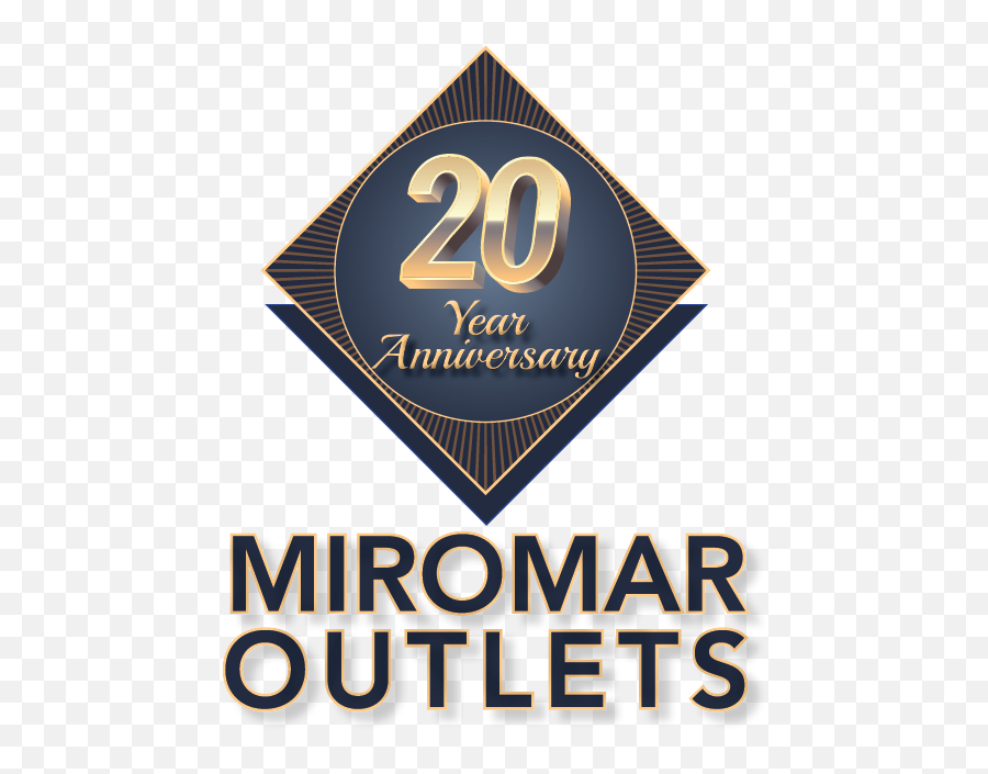 Miromar Outlets 20 Year Anniversary - Gulfshore Life Emoji,20 Year Anniversary Logo