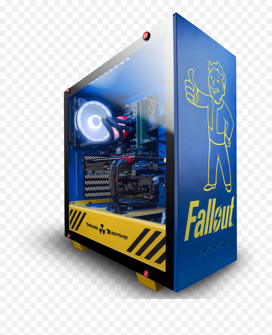 Ibuypower - Limitededitionfalloutcase Ibuypower Fallout Ibuypower Emoji,Fallout 76 Logo