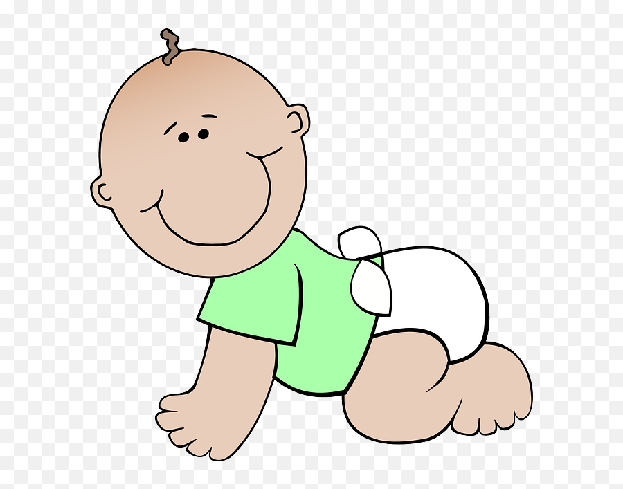 Baby Boy Girl - Free Vector Graphic On Pixabay Emoji,Baby In Diaper Clipart