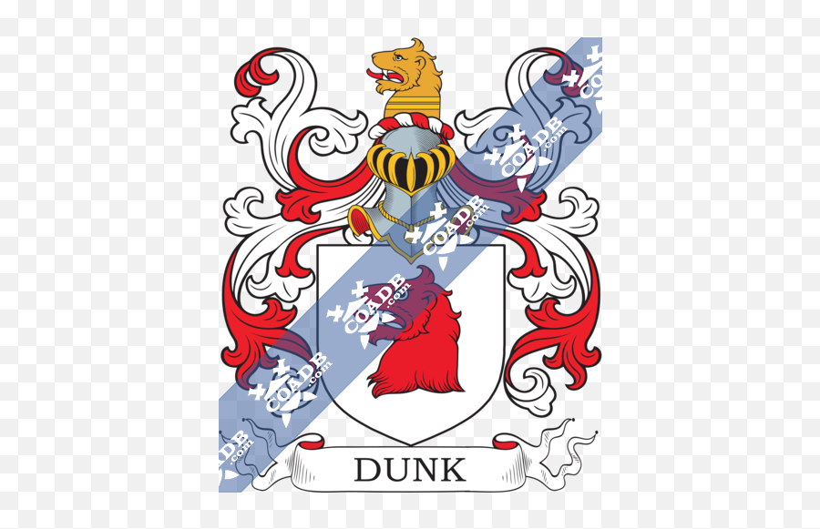 Dunk Family Crest Coat Of Arms And Name History Emoji,Dunk Png