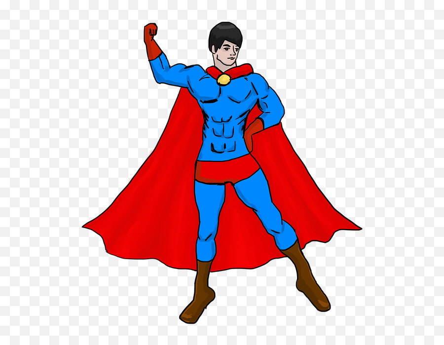 Superman Clipart - Superman Muscles Vector Emoji,Superman Clipart