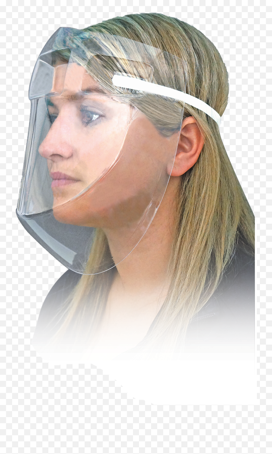 Bettershield 3d Contoured Splash Protection Mask Emoji,Transparent Face