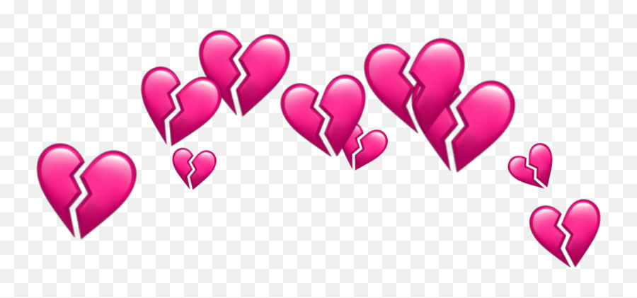 Freetoeditheart Hearts Crown Tumblr Emoji Emojis - Transparent Background Heart Crown Transparent,Transparent Emojis