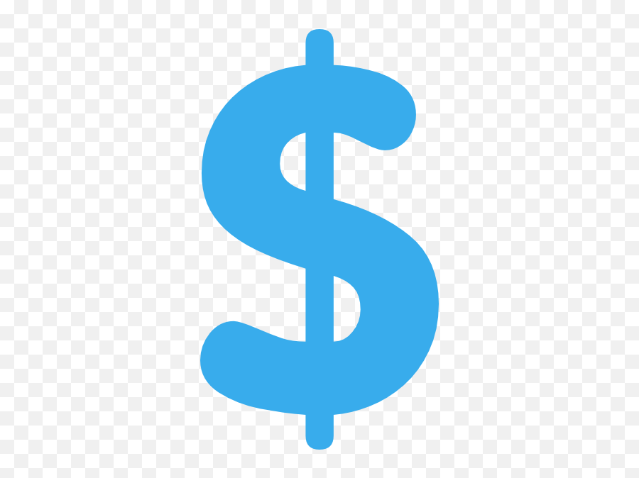 Blue Dollar Sign Clipart Kid - Blue Dollar Sign Clipart Emoji,Dollar Clipart