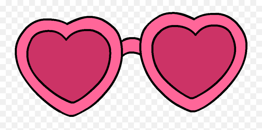 Heart Clipart Sunglass Heart Sunglass Transparent Free For - Heart Glasses Clipart Transparent Emoji,Sunglasses Clipart