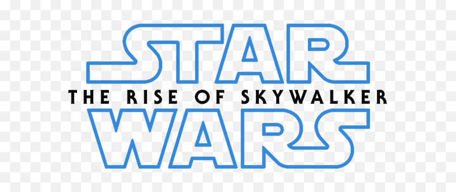 The Rise Of - Star Wars Rise Of Skywalker Logo Emoji,Star Wars Logo